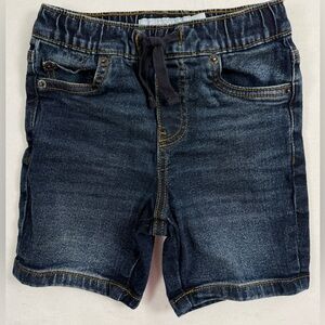 LUCKY BRAND Toddler Boys Pull On Denim Shorts 2T Elastic Waist Soft Stretch Jean
